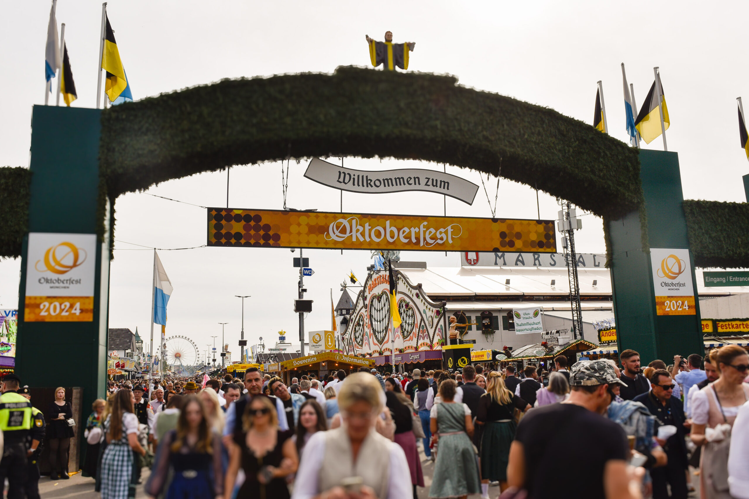 Main Entrance Of Munich Oktoberfest